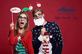 Авиакомпания Alaska Airlines запустила самую необычную рождественскую акцию