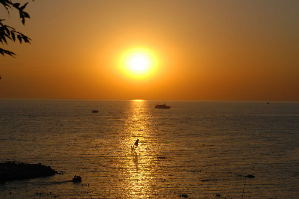 Вечерний берег Анапы