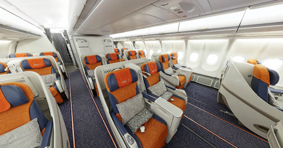 ✈ Самолет ﻿Airbus A330-300: нумерация мест в салоне, схема посадочных мест, лучшие места