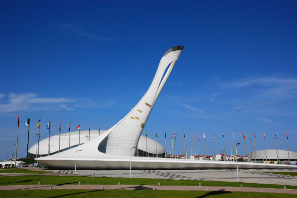 Главный олимпийский факел в Сочи