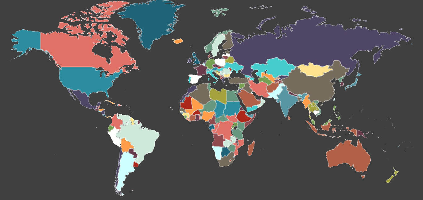 ✈ Создана языковая карта мира для путешествий и изучения диалектов