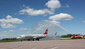 Новый терминал аэропорта «Симферополь» принял первый рейс