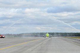Липецкий аэропорт принял первый тяжелый самолет