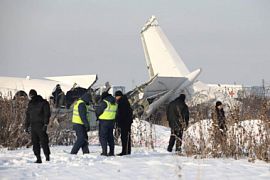В Казахстане разбился самолет авиакомпании Bek Air с 95 пассажирами на борту
