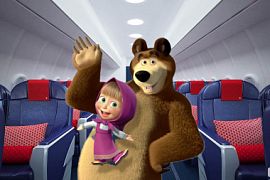 Герои мультфильма «Маша и Медведь» станут участниками рекламной компании «России»