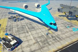 Авиакомпания KLM презентовала концепт нового экономичного самолета Flying-V