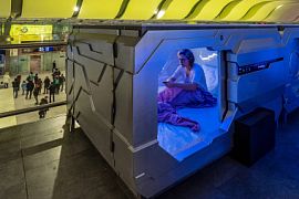 Пассажиры в Пулково смогут отдохнуть в капсульном отеле