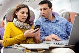 Названы авиакомпании с бесплатным wi-fi на борту