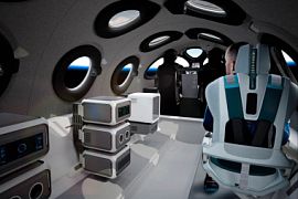 Американцы показали интерьер первого в мире туристического космического корабля