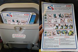 Как делают инструкции по безопасности в самолёте