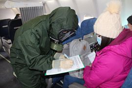 В аэропорту «Якутск» прошли противоэпидемические учения