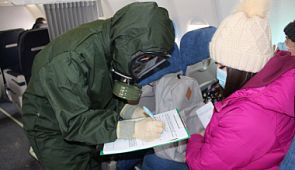 В аэропорту «Якутск» прошли противоэпидемические учения