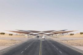 В Саудовской Аравии построят аэропорт, похожий на мираж в пустыне