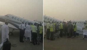 Шасси самолёта нигерийской авиакомпании сломалось под весом денег