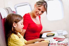 Питание в самолётах авиакомпании Red Wings