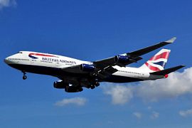 Самолёт авиакомпании British Airways выполнил самый короткий рейс