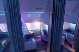 Концепция  «Чистое небо»: как будет выглядеть салон самолёта после пандемии COVID-19