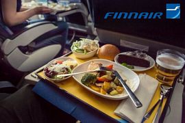 Питание в самолётах авиакомпании Finnair