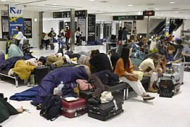 В аэропортах Японии после тайфуна «Хагбис» восстанавливается авиасообщение