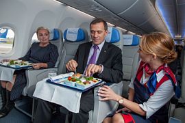 «Белавиа» опубликовала инфографику о гастрономических пристрастиях пассажиров