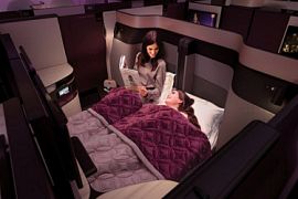 Qatar Airways имеет проблемы с двуспальными кроватями в бизнес-классе