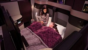 Qatar Airways имеет проблемы с двуспальными кроватями в бизнес-классе