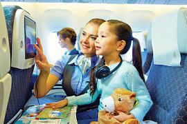 Etihad Airways названа лучшей авиакомпанией для путешествий с семьёй