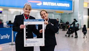 British Airways угощает шампанским в честь рождения сына принца Гарри и Меган Маркл
