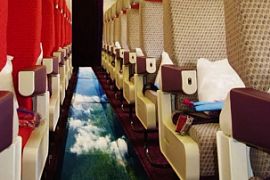 Скоро появится самолет с прозрачным полом