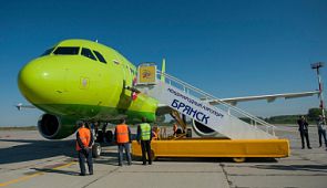 Состоялся новый рейс авиакомпании «S7 Airlines» из Санкт-Петербурга в Брянск